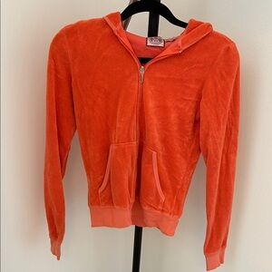 Juicy Couture Orange Velour Jacket